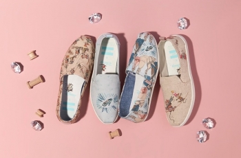 Imutnya Sepatu Cinderella Hasil Kolaborasi Disney dan TOMS