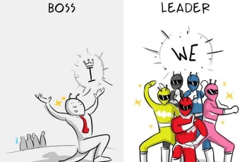 8 Ilustrasi Perbedaan Sikap Bos dan Pemimpin Sejati