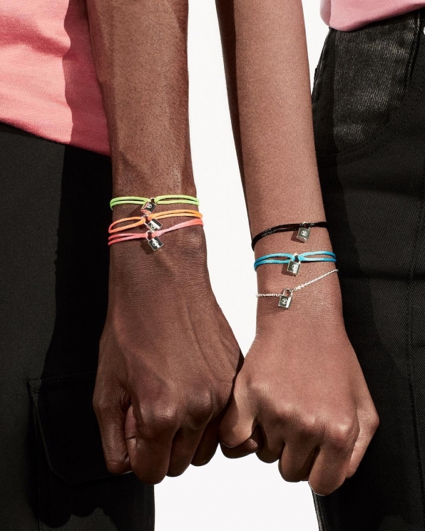 Silver Lockit Color Bracelets / Instagram @louisvuitton