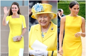 Summer Time! Cantiknya Dress Kuning ala Royal Family
