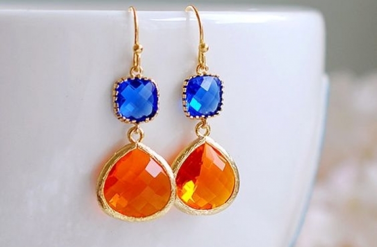 fashion orange dan biru/pinterest.com