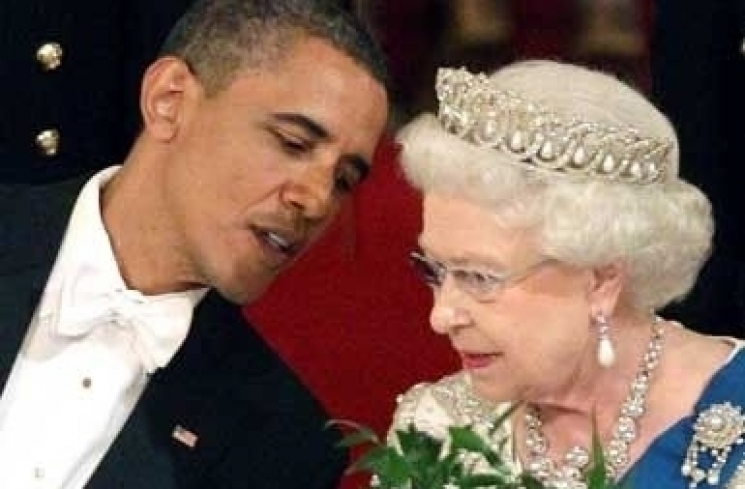 Ratu Elizabeth II akrab dengan Barrack Obama/pinterest.com