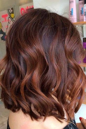 Chestnut brown hair / pinterest.com