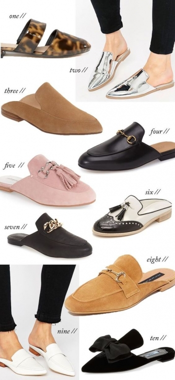 Mule shoes / pinterest.com