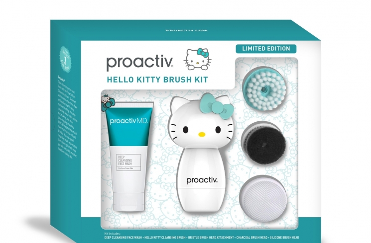 Imut, Proactiv Rilis Cleansing Brush Hello Kitty