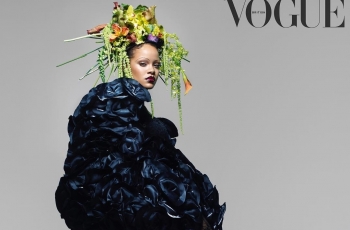 Cetak Sejarah, Rihanna Jadi Cover Vogue British September 2018