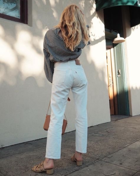 Jeans putih. (Pinterest)