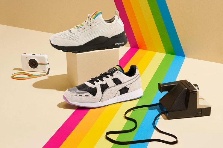 Puma x Polaroid. (Footwearnews)