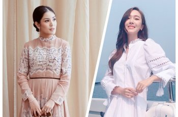 Nindy Ayunda dan Jessica Jung Pakai Dress Kembar