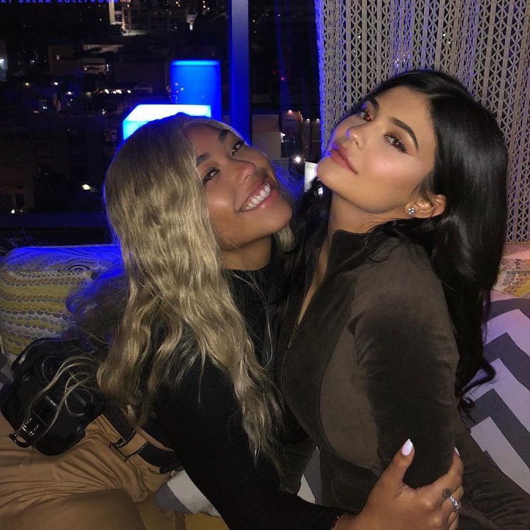 Kylie Jenner dan Jordyn Woods. (Instagram/@kyliejenner)