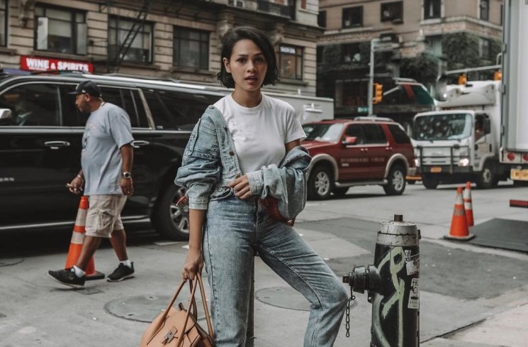 Andien di New York dalam rangka menghadiri New York Fashion Week. (Instagram/@andienaisyah)
