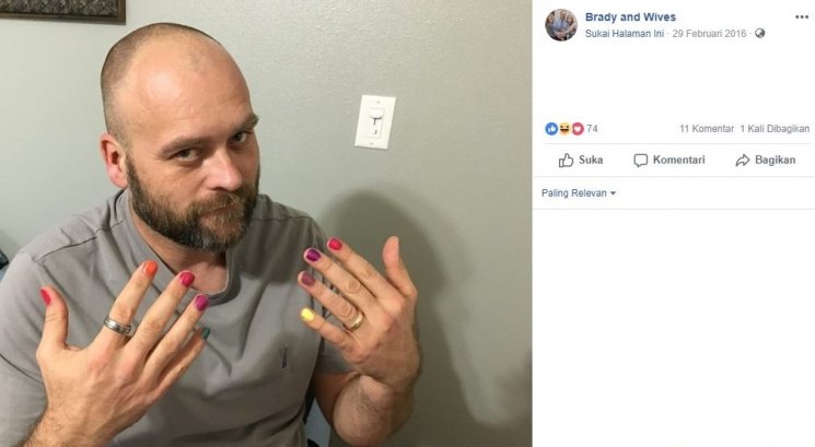 Brady Williams, pria yang poligami dengan 5 istri. (Facebook//BradyandWives)