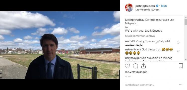 Justin Trudeau, perdana menteri paling tampan di dunia. (Instagram/@justinpjtrudeau)
