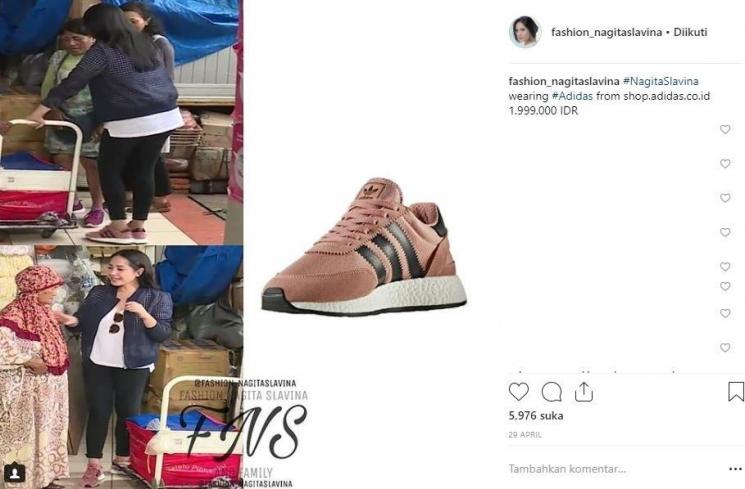 Sneakers Nagita Slavina. (Instagram/@fashion_nagitaslavina)