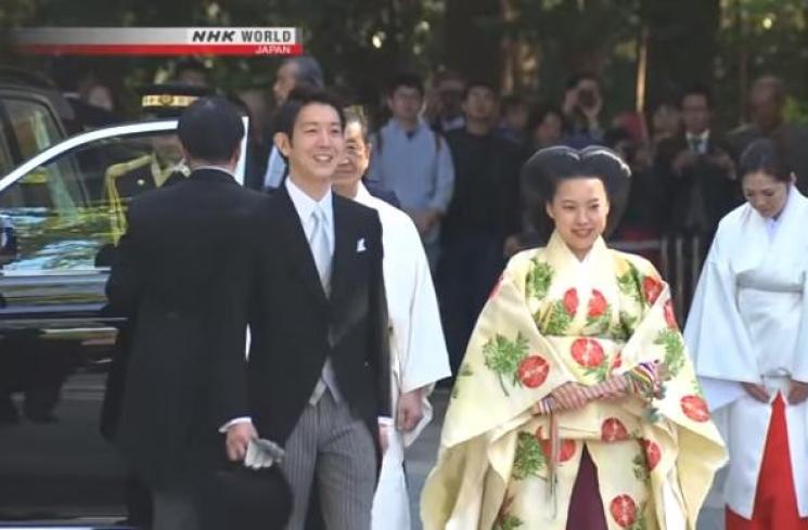 Putri Ayako dan Kei Moriya. (YouTube/NHK WORLD-JAPAN)
