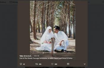 Viral, Pengantin Ini Lakukan Foto Pernikahan Bareng Ular Kobra