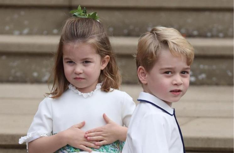 Pangeran George dan Putri Charlotte. (Instagram/@kensingtonroyal)