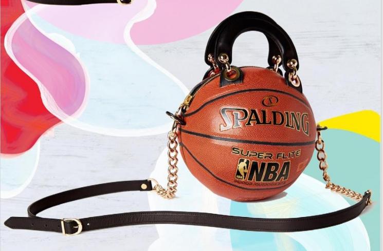 Basketball handbag. (Instagram/@andreabergart)