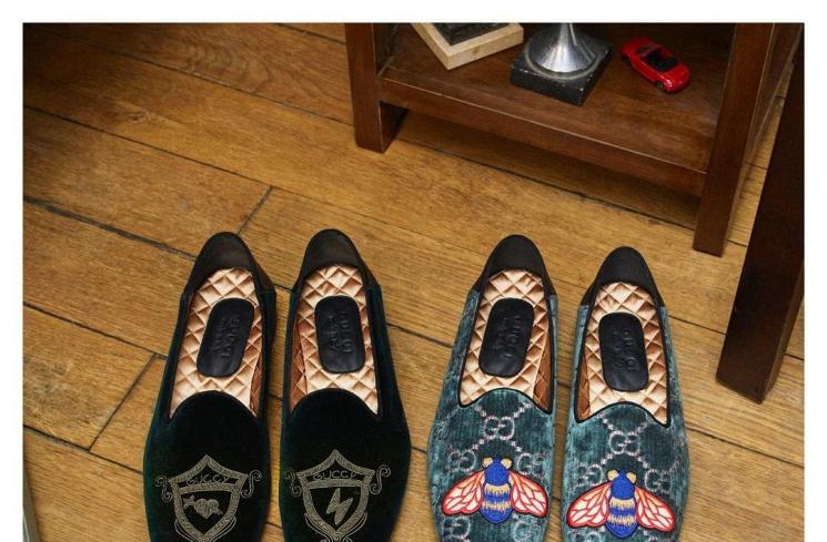 Ilustrasi loafers Gucci. (instagram/@gucci)