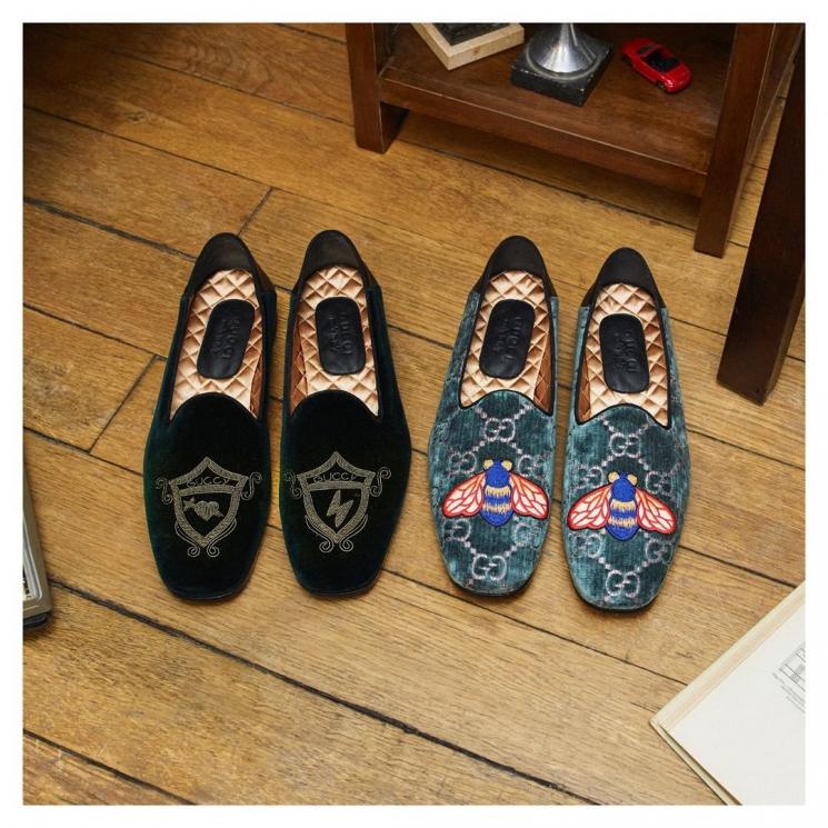 Ilustrasi loafers Gucci. (instagram/@gucci)