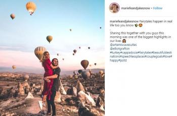 So Sweet, Pria Ini Kerahkan Puluhan Balon Udara saat Lamar Pacar