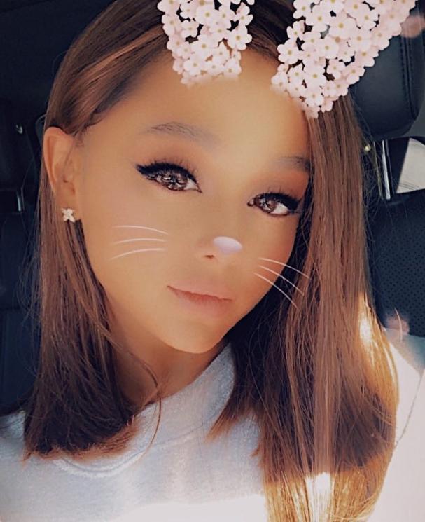 Rambut baru Ariana Grande. (Instagram/@arianagrande)