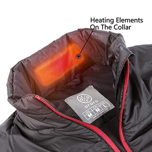 Jaket ini gunakan baterai untuk menghangatkan tubuh. (Amazon)