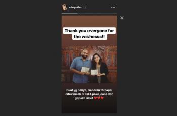 3 Alasan Utama Suhay Salim Nikah di KUA, Malas Ribet?