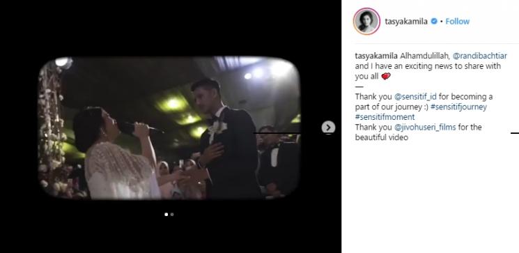 Tasya Kamilla hamil anak pertama. (Instagram/@tasyakamilla)