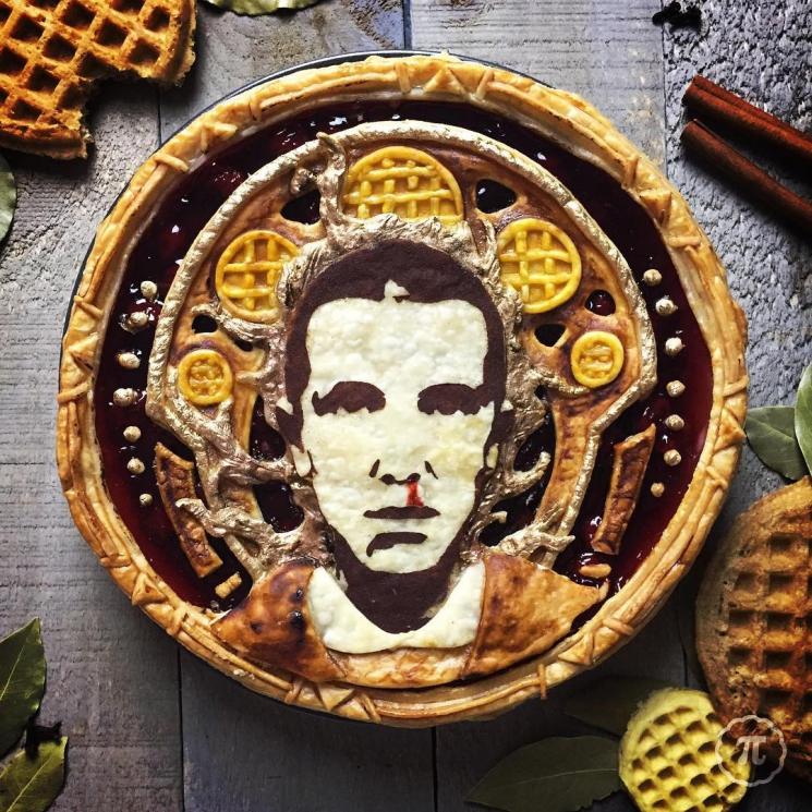 Kreasi pie oleh Jessica Clark-Bojin. (Instagram/@thepieous)