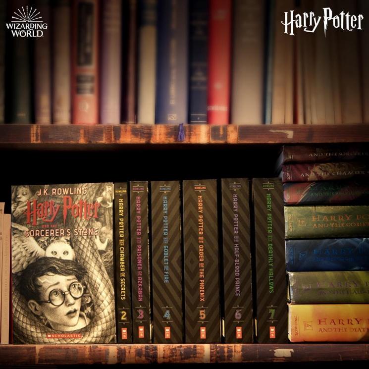 Buku Harry Potter. (Instagram/@harrypotterfilm)