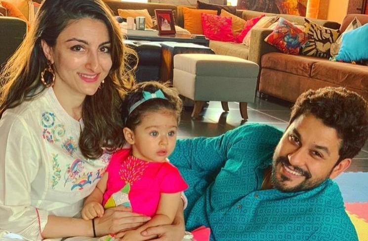 Soha Ali Khan dan keluarga. (Instagram/@sakpataudi)
