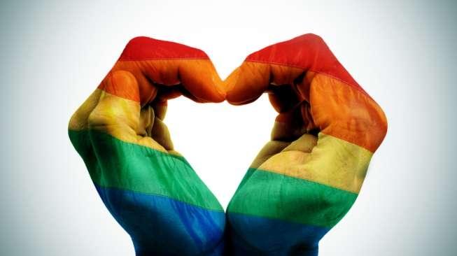 Ilustrasi simbol gerakan LGBT. (Shutterstock)