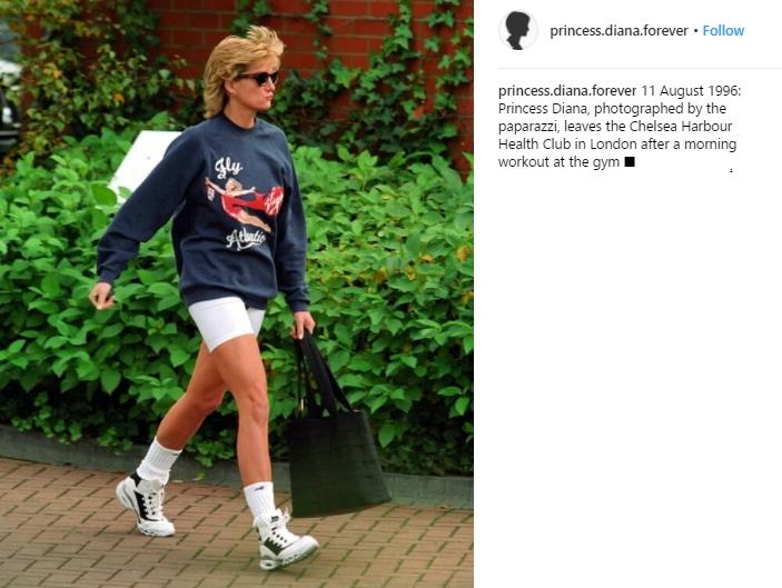 Tren fashion yang sudah dipakai Putri Diana. (Instagram/@princess.diana.forever)