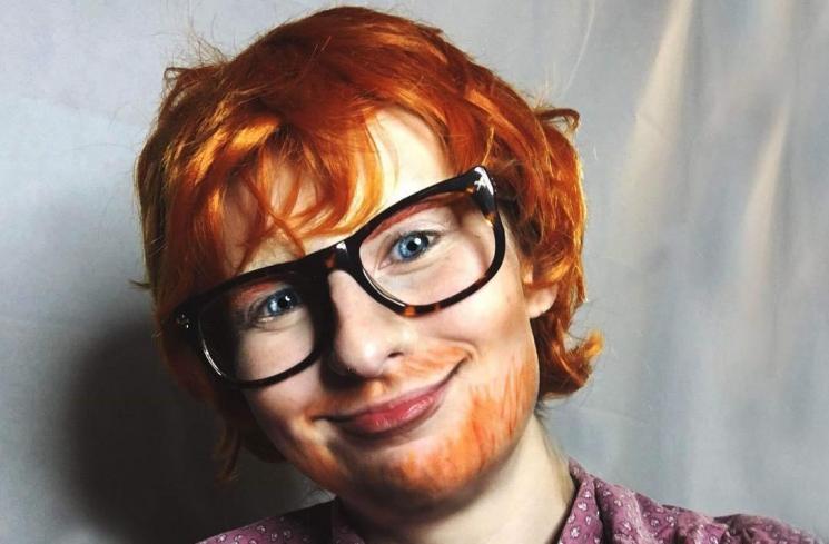 Rhylee Passfield jadi Ed Sheeran. (Instagram/rermakeup)