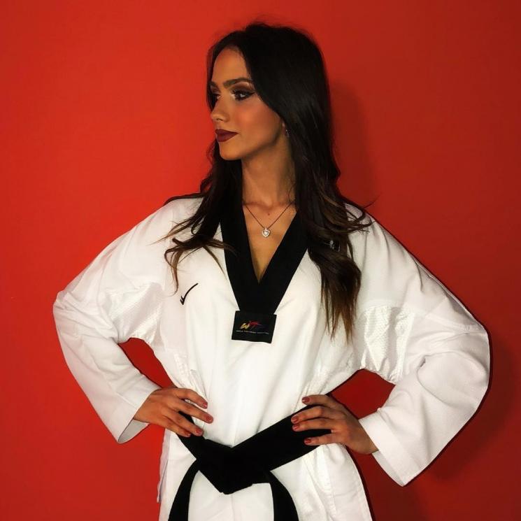 Sara Damnjanovic, presenter cantik jago bela diri. (Instagram/@saratkd7)
