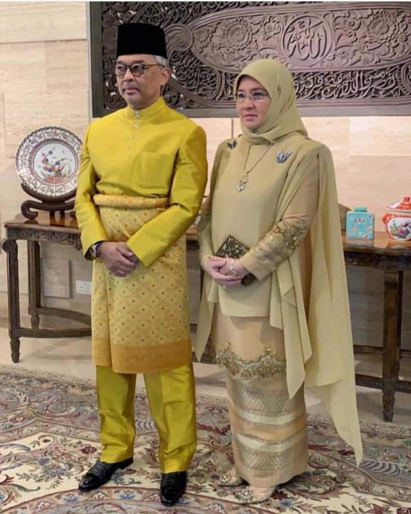 Raja Malaysia dan istri. (Instagram/@imanabdullah)