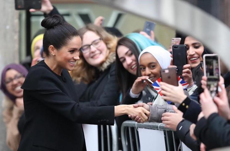 Gaya rambut balerina Meghan Markle. (Instagram/@kensingtonroyal)