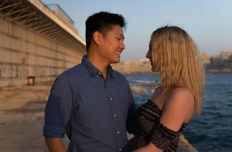 Lisa Vannatta dan pacarnya, Jay. (Instagram/@lisapeachy)