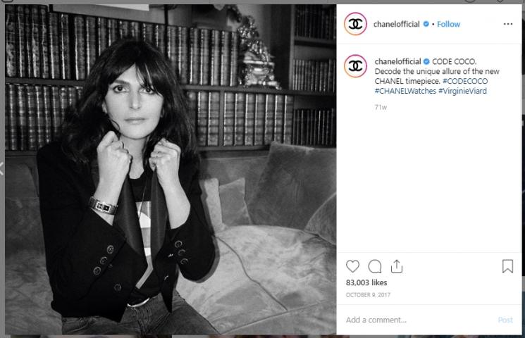 Virginie Viard jadi pengganti Karl Lagerled di Chanel. (Instagram/@chanelofficial)