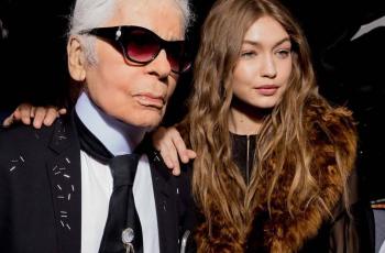 Gigi dan Bella Hadid Bawakan Karya Terakhir Karl Lagerfeld untuk Fendi