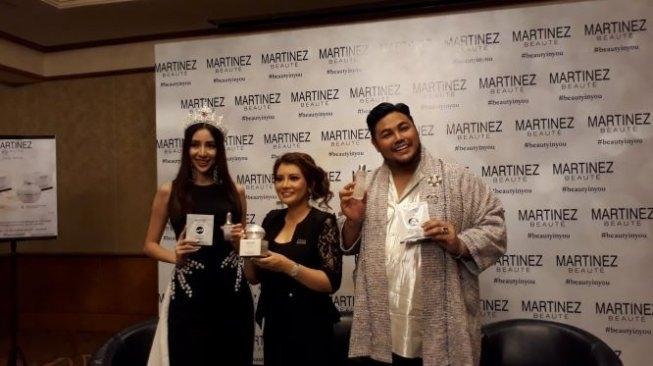 Martinez Beaute rilis produk perawatan kulit yang mencerahkan dan aman. (Suara.com/Dinda Rachmawati)