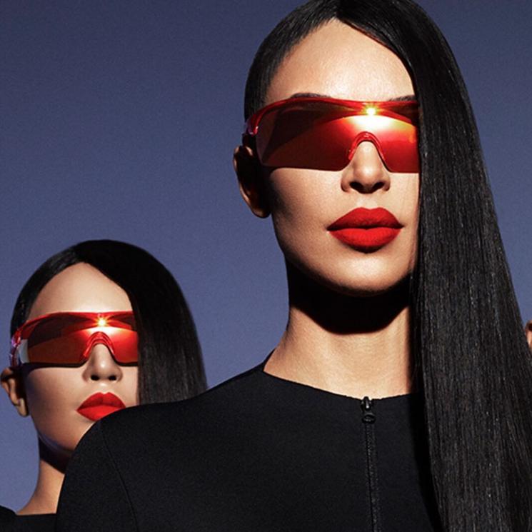 Koleksi kacamata Kim Kardashian. (Instagram/@carolinalemkeberlin)