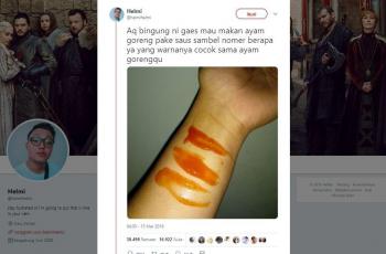 Kocak, Netizen Swatches Saus Sambal di Lengan Kayak Beauty Vlogger