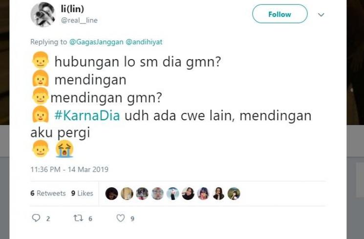 Ini Cuitan Netizen Twitter Curhat Lewat #Karnadia. (Twitter)