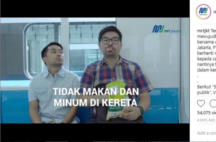 MRT Jakarta Bikin Video Panduan Perilaku, Malah Dianggap Seksis