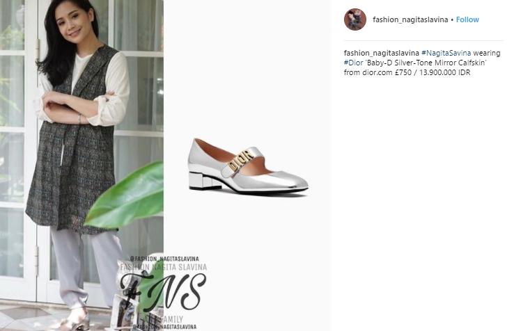 High Heels Mewah Nagita Salvina. (Instagram/@fashion_nagitaslavina)