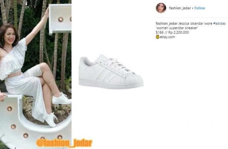 Deretan snekers kece Jessica Iskandar. (Instagram/@fashion_jedar)