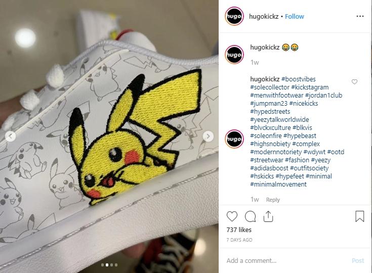 Pokemon x Adidas. (Instagram/@hugokickz)