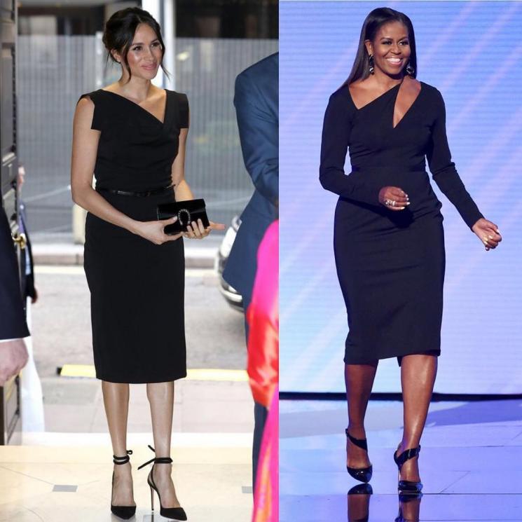 Meghan Markle dan Michelle Obama punya selera fashion yang sama. (Instagram/@dresslikeaduchess)